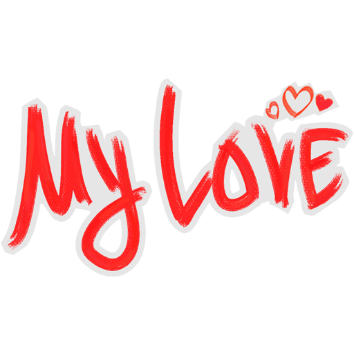 “My Love” decal 